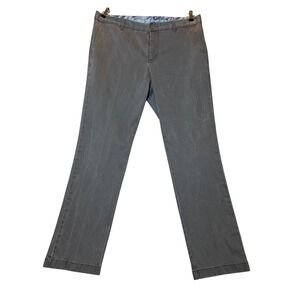 Tommy Bahama Mens Gray Chino Pants 36x32 Flat Front Casual Pants